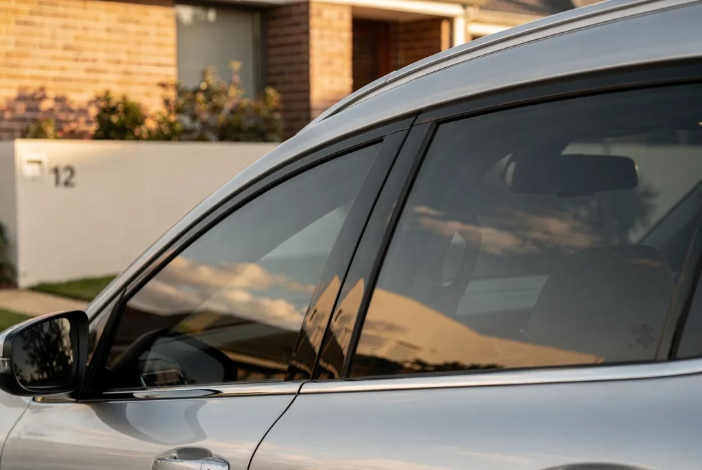 Freshly detailed car gleaming after a professional clean at an O'Connor home.